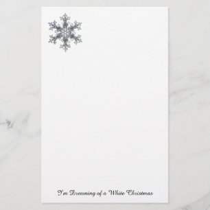 Ich träume von einem weißen Weihnachtsfest - Schne Briefpapier