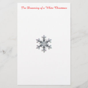 Ich träume von einem weißen Weihnachtsfest - Schne Briefpapier