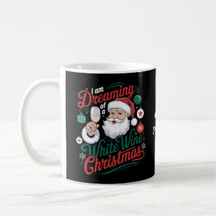 Ich träume von einem weißen Wein-Weihnachten Kaffeetasse