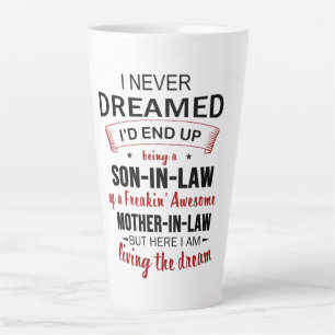Ich träumte nie davon, als Schwiegersohn Freakin' Milchtasse