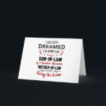 Ich träumte nie davon, Schwiegersohn Freakin' Phan Karte<br><div class="desc">Ich träumte nie davon, Schwiegersohn Freakins Phantastisches Geschenk seiner Schwiegermutter und seiner Schwiegersohne zu sein, ein stolzes Shirt der Schwiegermutter.</div>