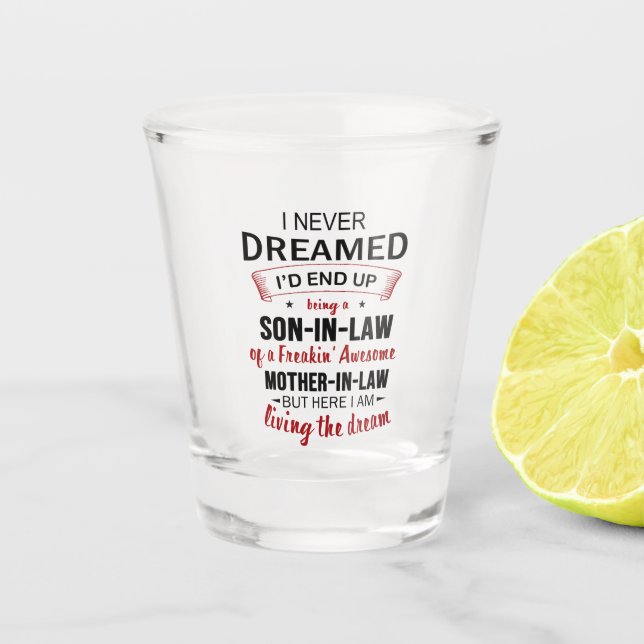 Ich träumte nie davon, Schwiegersohn Freakin' Phan Schnapsglas (Vorderseite)