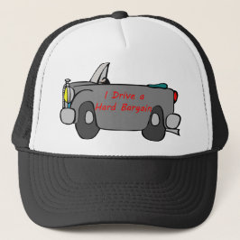 Ich treibe einen Festplatten-Schnäppchen-T - Shirt Truckerkappe