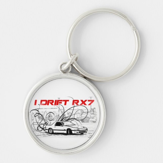 Ich treibe Schlüsselkette RX7 Schlüsselanhänger (Vorne)