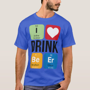 Ich trinke Bier regelmäßig Coole Funny Quotes Grap T-Shirt
