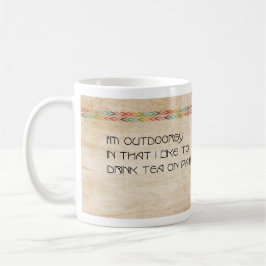 Ich trinke gerne Tee in der Londoner Tasse