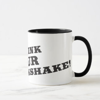 Ich trinke Ihr Milchshaken dort bin Blut Tasse