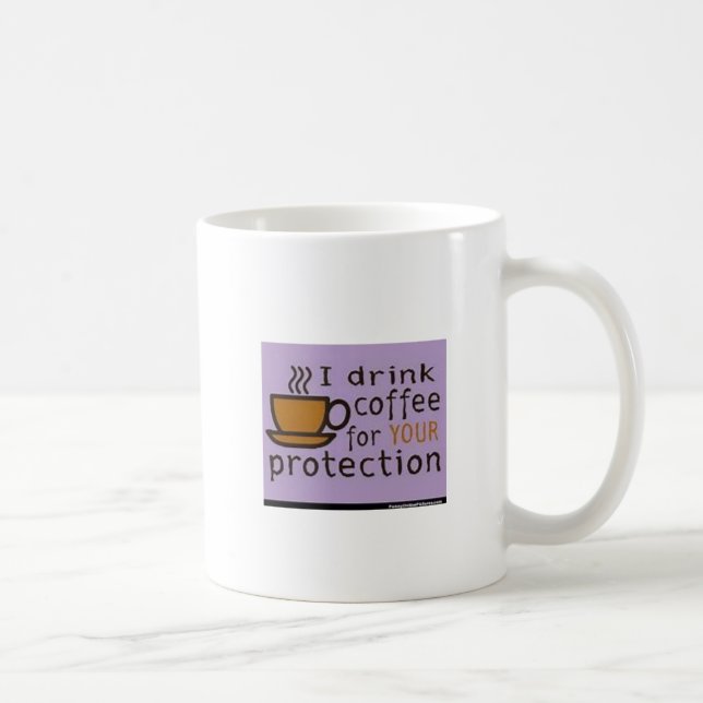 Ich trinke Kaffee-Tasse Kaffeetasse (Rechts)