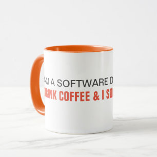 Ich trinke Kaffee und ich löse Probleme - Tasse