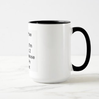 Ich trinke Kaffee, weil, ohne ihn, ich im Tasse