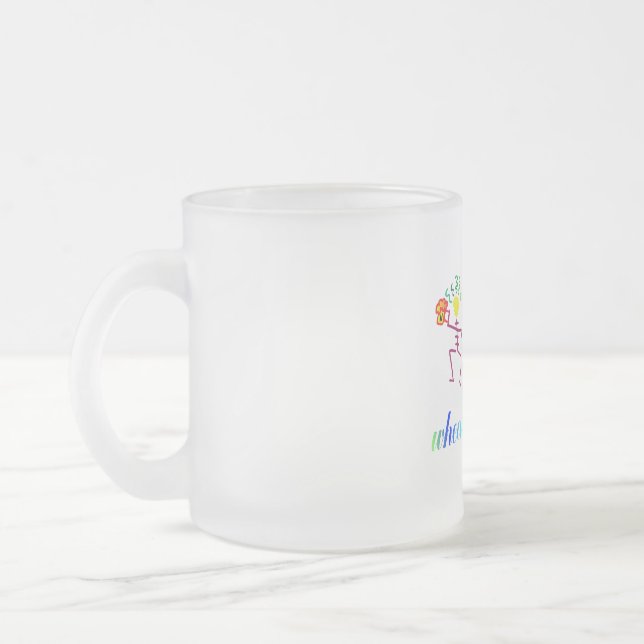 Ich trinke kein Bier. Ich trinke einen Weizensmoot Mattglastasse (Links)