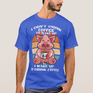 Ich trinke keinen Kaffee, um die Tasse des Kaffees T-Shirt