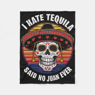 Ich trinke Tequila mexikanisch Cinco De Mayo Fleecedecke
