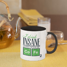 Ich trinke verrückte Mengen an Kaffee Funny Chemis