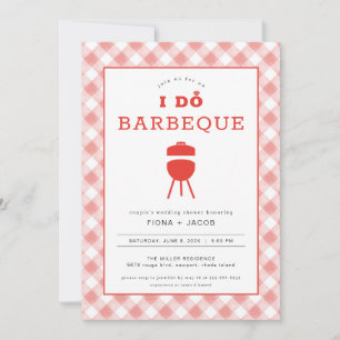 Ich tue Barbeque Paare Dusche Einladung GRILLEN ei