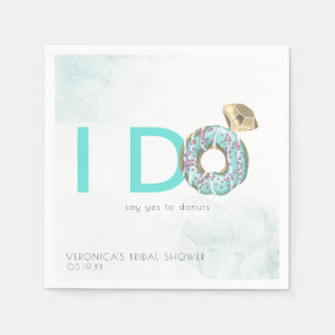Ich tue Donut Themed Brautparty Personalisiert Serviette