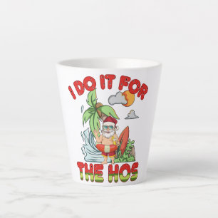 Ich tue es für das Ho Tropical Santa Christmas Milchtasse