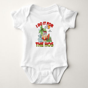 Ich tue es für das Ho   Weihnachten im Juli Baby Strampler