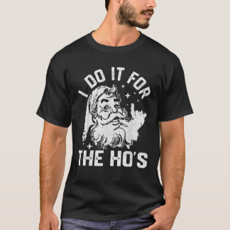 Ich tue es für das sonnige unpassende Weihnachten T-Shirt