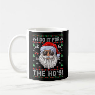 Ich tue es für den unpassenden Weihnachtsmann der Kaffeetasse
