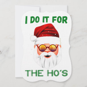 Ich tue es für die lustigen Weihnachtsmänner des H Einladung