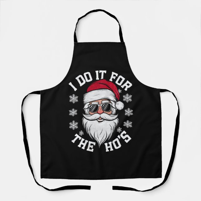 Ich tue es für die Weihnachtsfeier Schürze (Vorderseite)