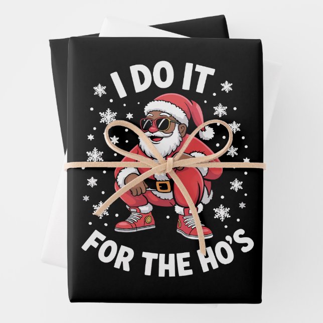 Ich tue es für Weihnachten in Afrika Geschenkpapier Set (Beispiel)