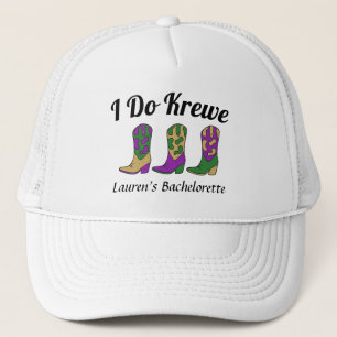 Ich tue Krewe Mardi Gras Bachelorette Truckerkappe