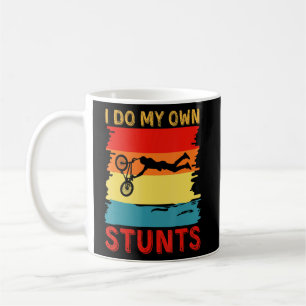 Ich tue meine eigenen Stunts Mountainbike Fahrrad Kaffeetasse