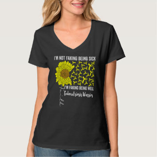 Ich tue nicht, dass ich krank bin und mich dabei a T-Shirt