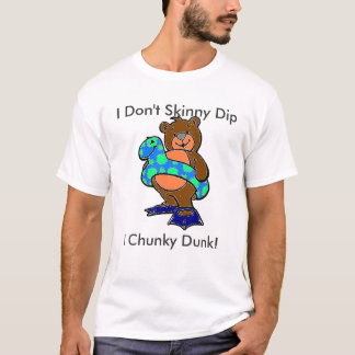 Ich tue nicht dünnes Bad I klumpig eintauche T-Shirt