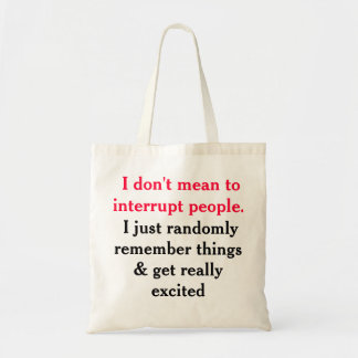 Ich tue nicht gemein, Leute-Tasche zu unterbrechen Tragetasche