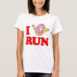 Ich tue nicht (Krapfen) laufender Laufzuschauer T-Shirt