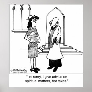 Ich tue nicht Rat auf Steuern Poster