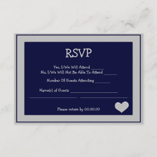 ich tue uAwg - Gewohnheit RSVP Karte