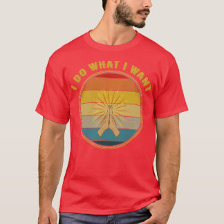 Ich tue, was ich geschlossene Gebet-Hände Gewollt T-Shirt