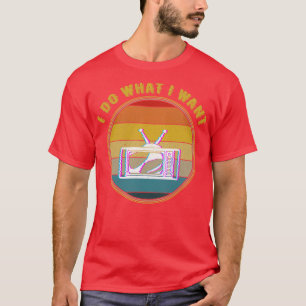 Ich tue, was ich Gewollt Glitch TV erschüttert T-Shirt