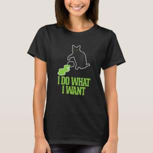 Ich tue, was ich Katzen schwarze Katzen Kitten Kit T-Shirt