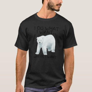 Ich tue, was ich Summer Bears Vibes Cool Polar Gew T-Shirt