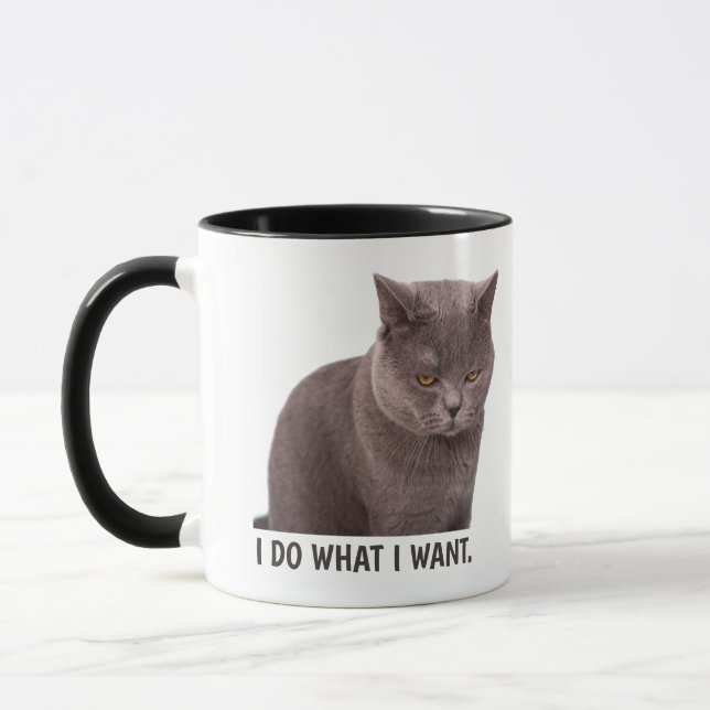 Ich tue, was ich Wollte Tasse (Links)