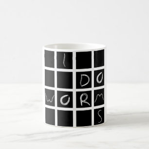 ich tue Würmer Kaffeetasse