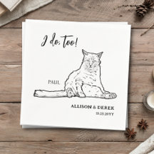 Ich tue zu Minimalistische Hochzeit von Hunden
