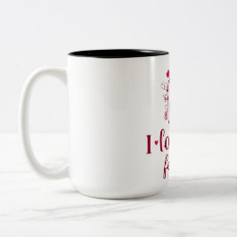 Ich tue zweifarbige tasse