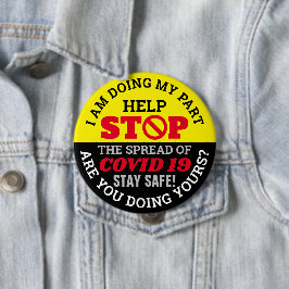 ICH TUN MEIN TEIL - COVID 19 BUTTON