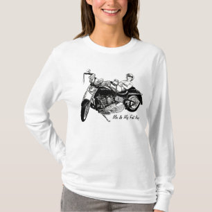 Ich u. mein fetter Junge - zeichnend T-Shirt
