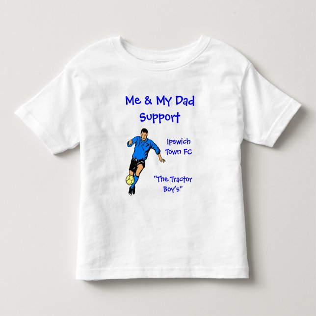 Ich u. meine Vater-Unterstützung… Kleinkind T-shirt (Vorderseite)