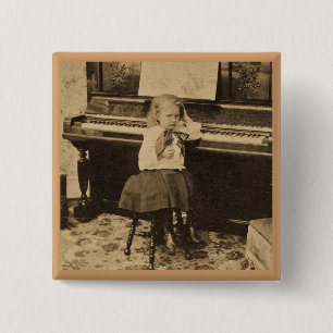 Ich übe nicht ein anderes winziges Vintages Button