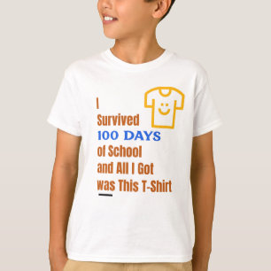 Ich überlebte 100 Schultage T-Shirt