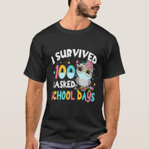 Ich überlebte 100 Tage Maskenbildmaske, Niedliche  T-Shirt