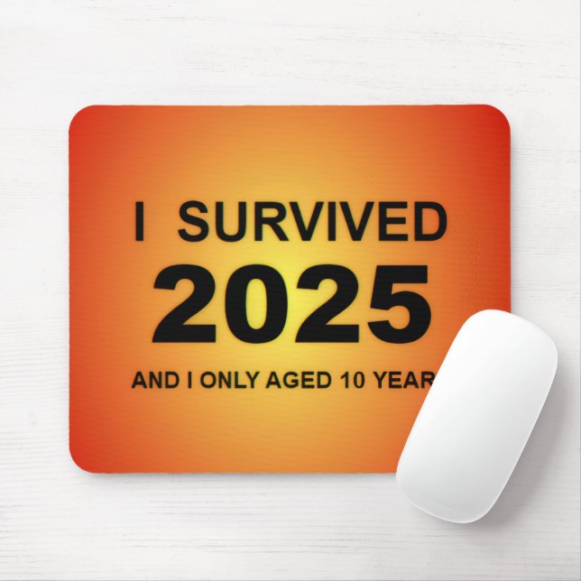 Ich überlebte 2025  mousepad (Mit Mouse)